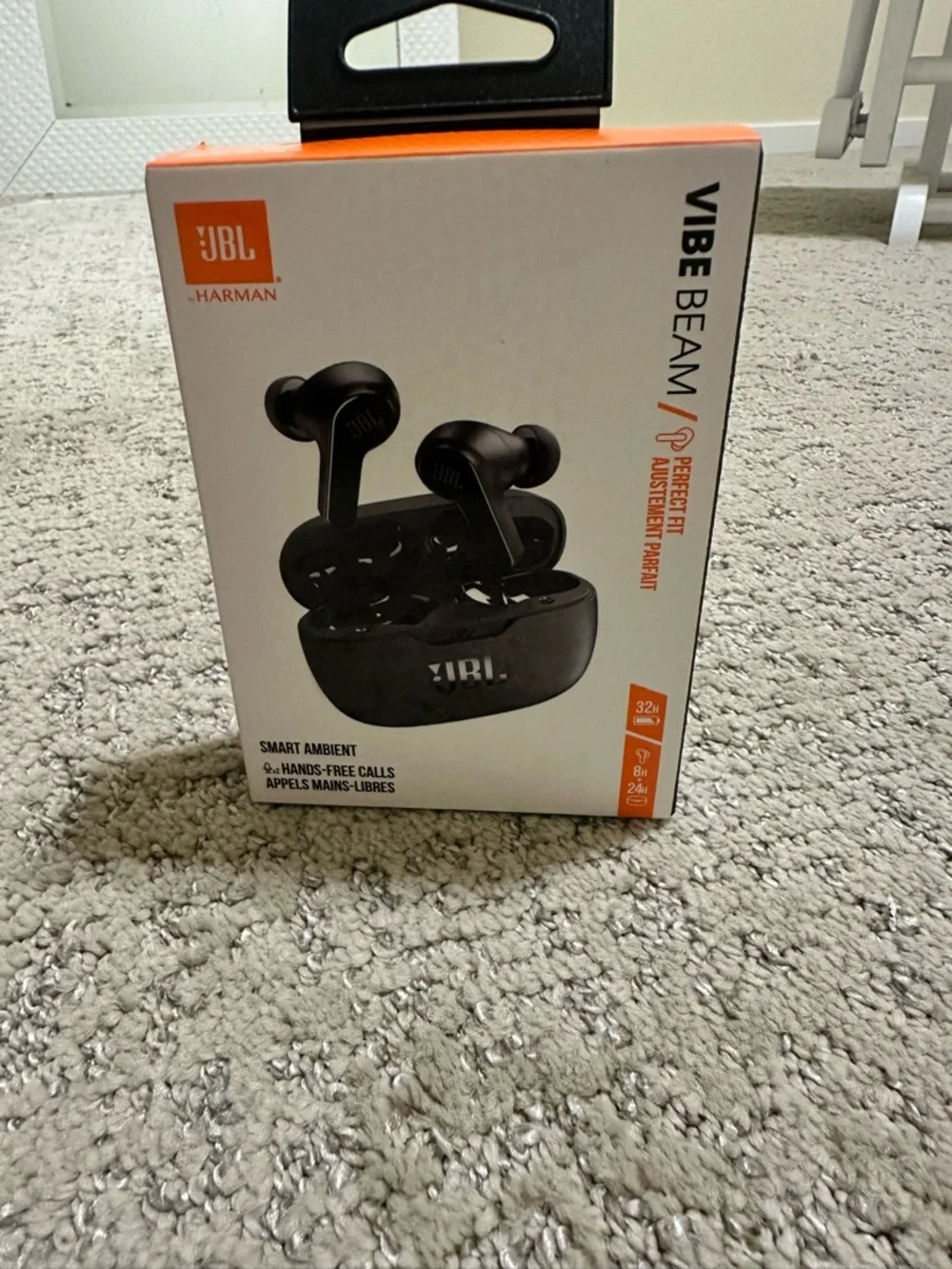 JBL Vibe Beam True Wireless Earbuds - Black